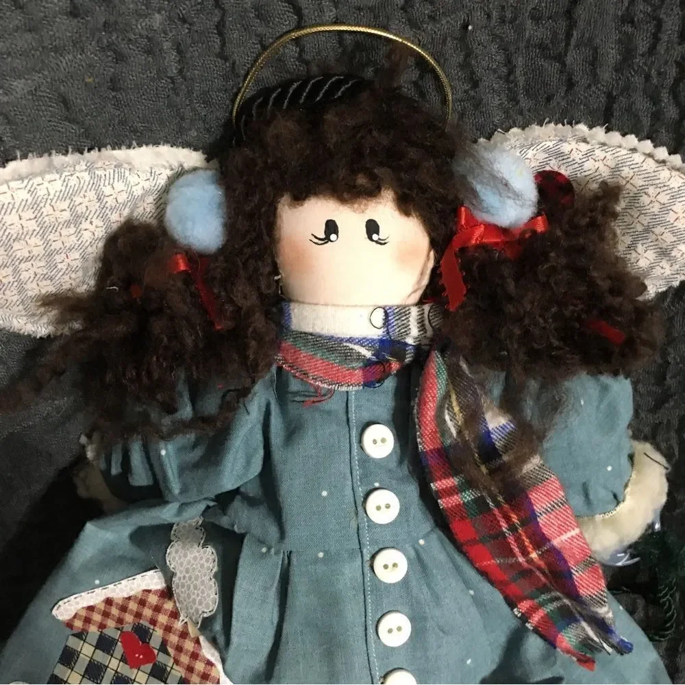 Christmas Angel Hangin Doll Tree Topper